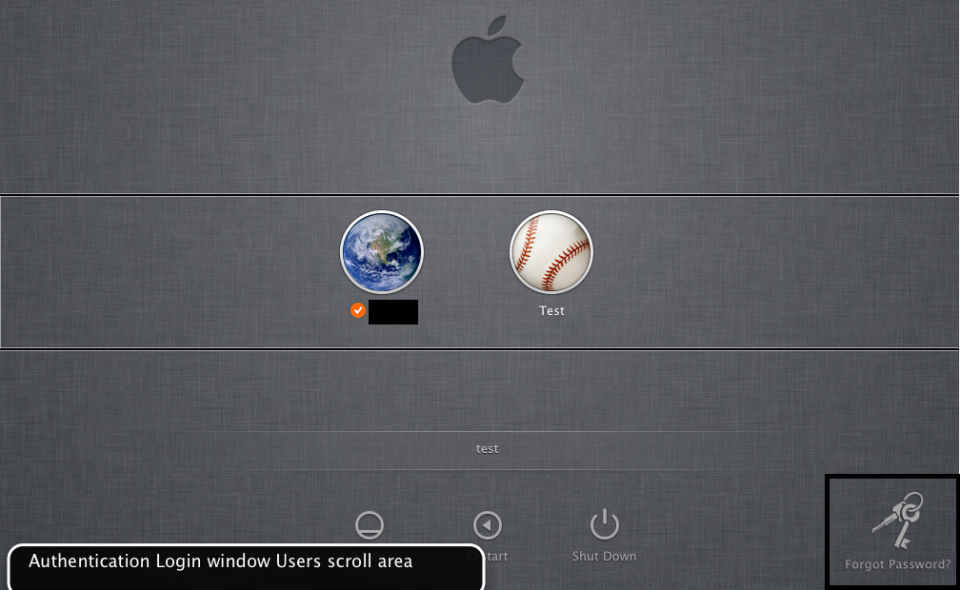 screenshot of JiJi Self Service Password Reset
